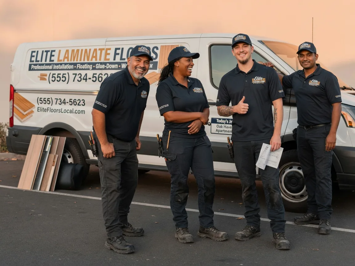 Laminate flooring installation company in Marine, IL